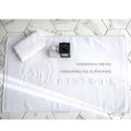 100% Cotton Hotel Jacquard Bath Mat with Logo