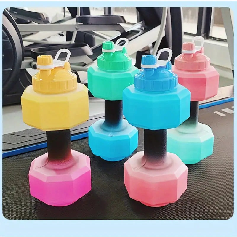 Dumbbell Shaped Large-Capacity Sports Water Cup
