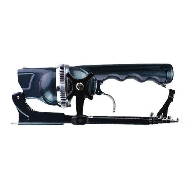 Portable Folding Fishing Rod with Built-in Reel