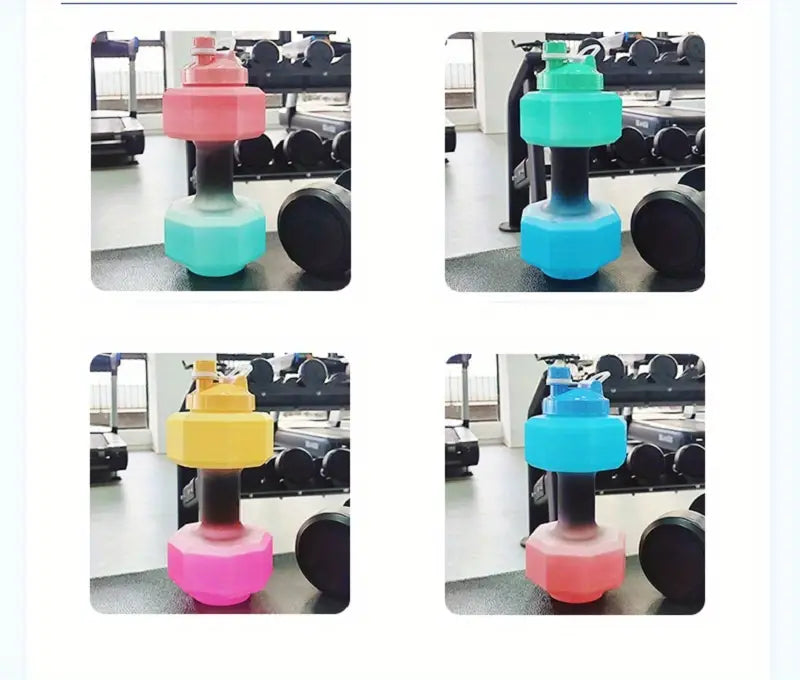 Dumbbell Shaped Large-Capacity Sports Water Cup