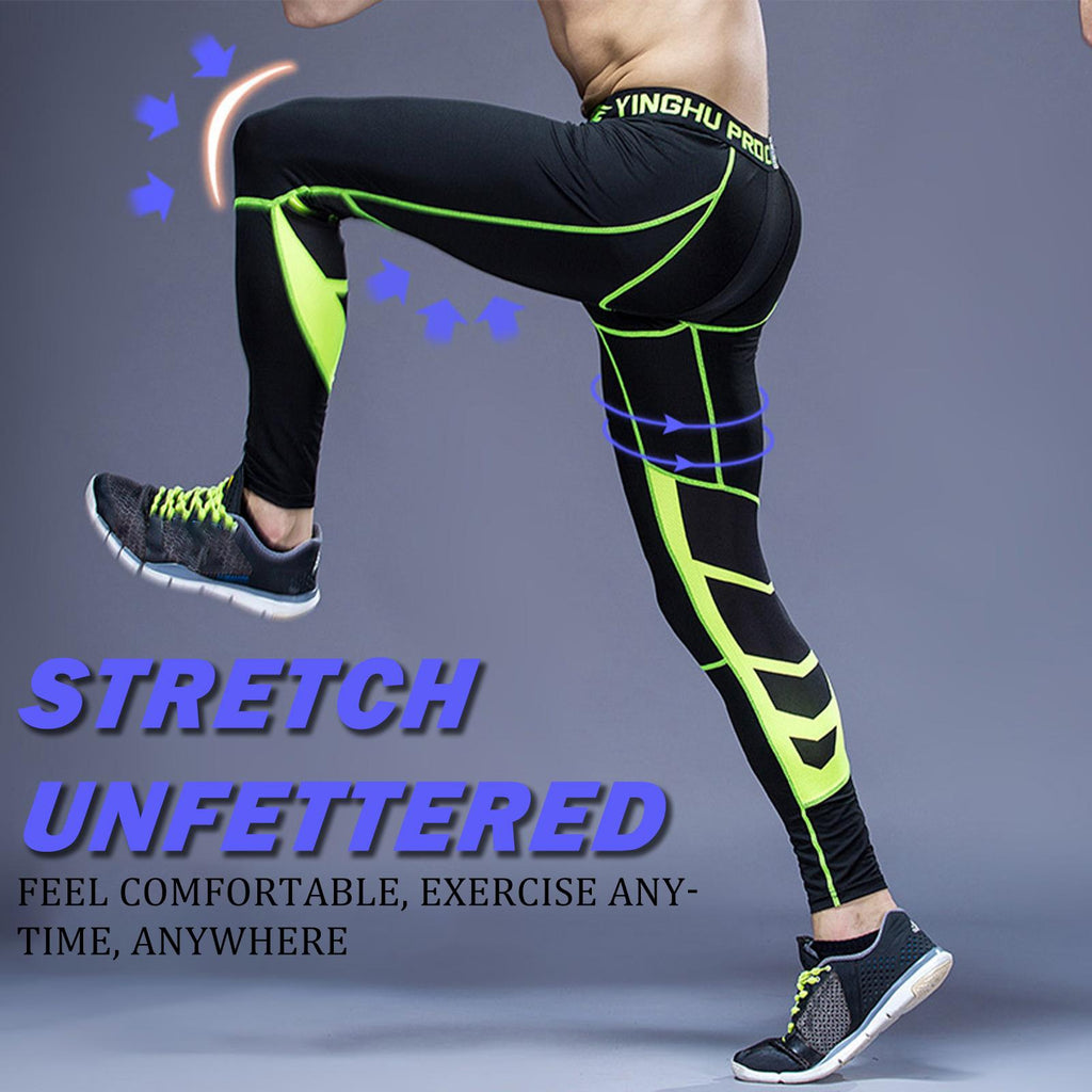 Men's Quick Dry Compression Leggings for Fitness