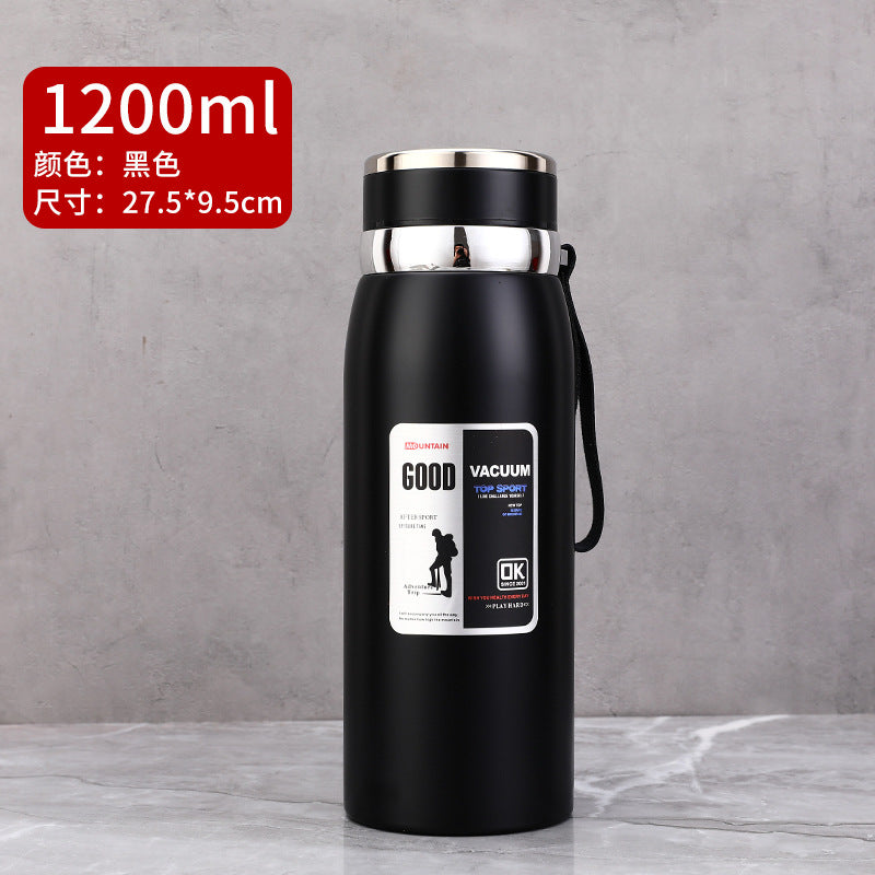 Stainless Steel Insulated Tea Cup 1000ml for Outdoors