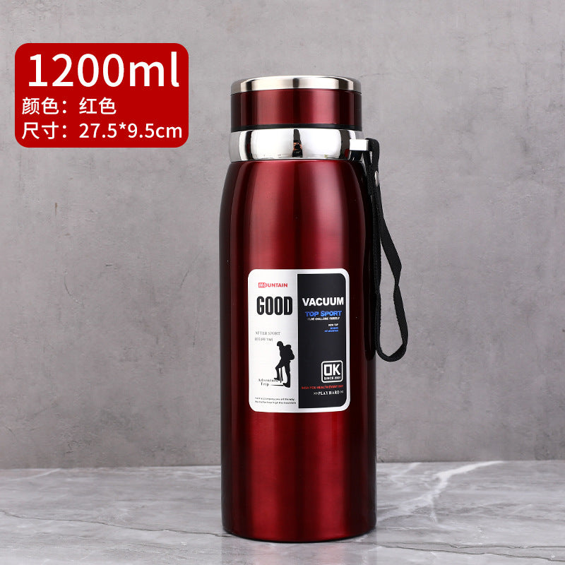 Stainless Steel Insulated Tea Cup 1000ml for Outdoors